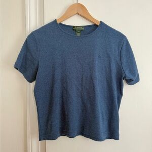 Ralph Lauren Blue Crew Neck Tee